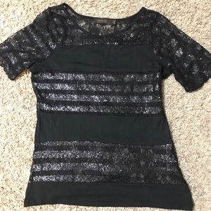 Limited dressy black tee